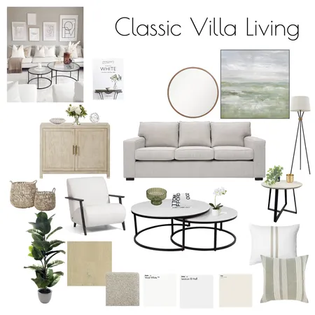 Classic Villa Living Interior Design Mood Board by Stephchan13 on Style Sourcebook