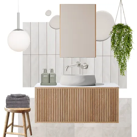 Mood Board Mondays - Grooved Vanity Interior Design Mood Board by The Blue Space on Style Sourcebook
