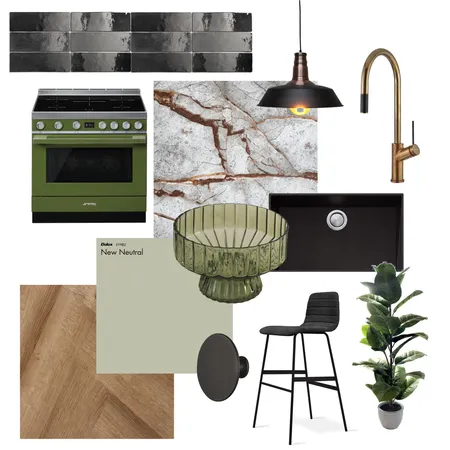 Mid Mod - Kitchen Interior Design Mood Board by 7elementsinteriors on Style Sourcebook