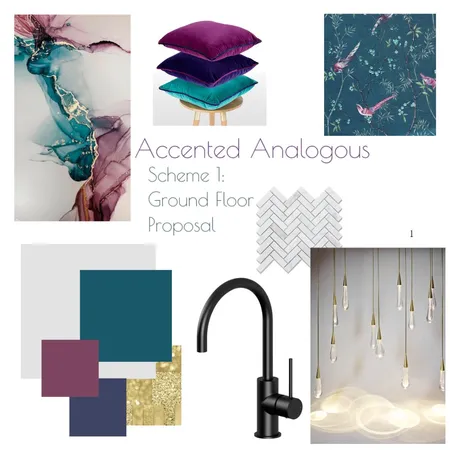 Accented Analogous Interior Design Mood Board by naushbh on Style Sourcebook