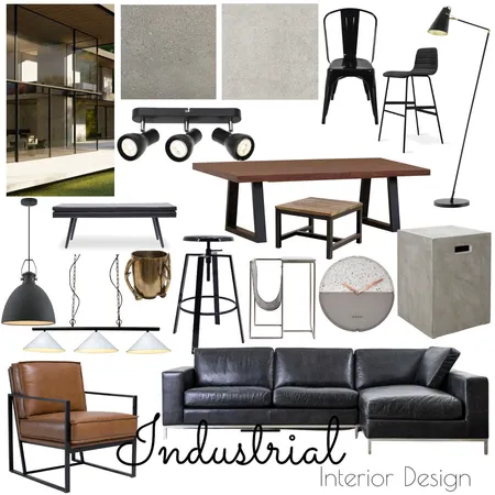 Industrial Interior Design Interior Design Mood Board by ZeynepDesign on Style Sourcebook