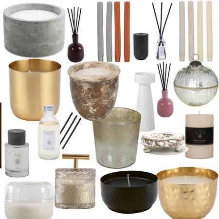 Candles Interior Design Mood Board by Violet on Style Sourcebook