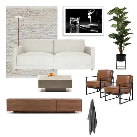 Modern Man Interior Design Mood Board by lauren.robbins on Style Sourcebook
