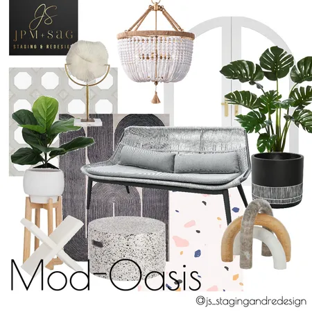 Mod-Oasis Interior Design Mood Board by JPM+SAG Staging and Redesign on Style Sourcebook