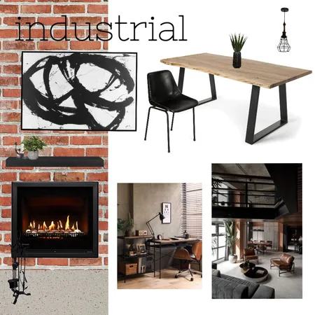 Industrial Interior Design Mood Board by tylakippin on Style Sourcebook