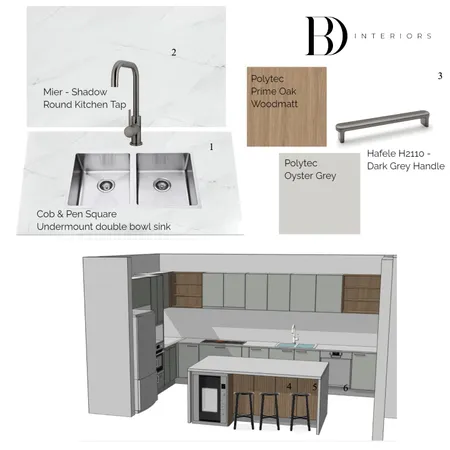 KITCHEN Interior Design Mood Board by bdinteriors on Style Sourcebook