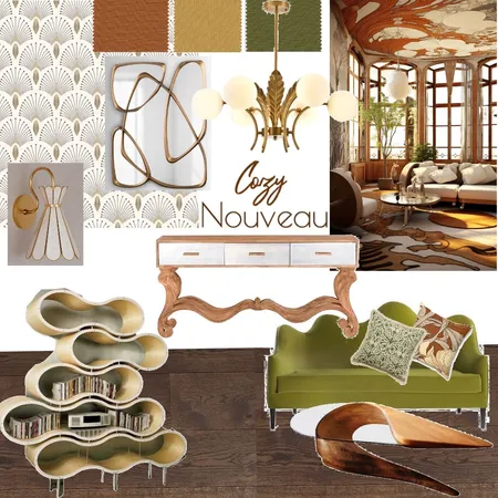 Art Nouveau Interior Design Mood Board by Renae on Style Sourcebook