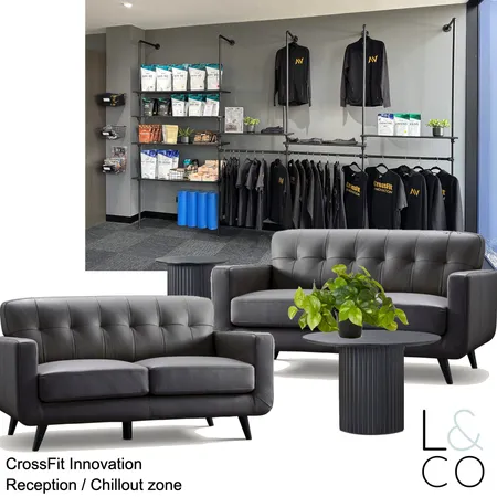 CrossFit Innovation - chill our zone Interior Design Mood Board by Linden & Co Interiors on Style Sourcebook