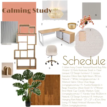 Study Mood Board Interior Design Mood Board by maeid23180@gmail.com on Style Sourcebook