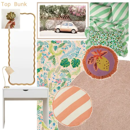 Shelley Wild - Alexandra's Room - REVISED - Top Bunk Interior Design Mood Board by bronteskaines on Style Sourcebook