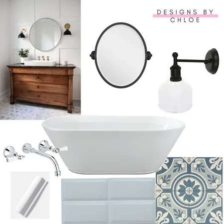 Heathcote Bathroom Interior Design Mood Board by Designs by Chloe on Style Sourcebook