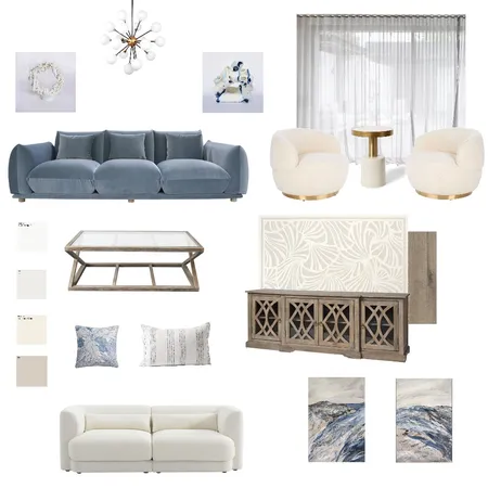 living room coastal style Interior Design Mood Board by dania on Style Sourcebook