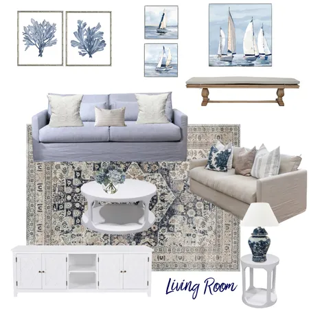 Living - Allambie Heights Interior Design Mood Board by Style My Home - Hamptons Inspired Interiors on Style Sourcebook
