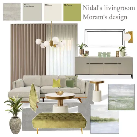Nidal's living-room Interior Design Mood Board by Moram on Style Sourcebook