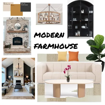 Modern Farmhouse Moodboard Interior Design Mood Board by KajalShah Interiors on Style Sourcebook