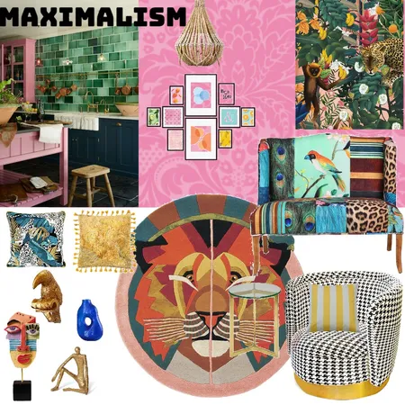 Maximalism Interior Design Mood Board by Naomi Harrison on Style Sourcebook