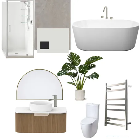 Master Ensuite Bathroom Interior Design Mood Board by cjm489 on Style Sourcebook