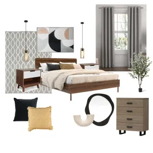 Bedroom Interior Design Mood Board by SMF on Style Sourcebook