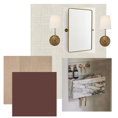 Thurlow Powder Room Interior Design Mood Board by Olivewood Interiors on Style Sourcebook