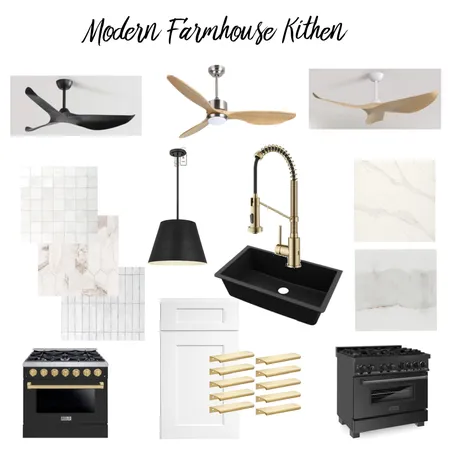Modern Farmhouse Kitchen Interior Design Mood Board by Mary Helen Uplifting Designs on Style Sourcebook