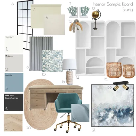 Study Moodboard Interior Design Mood Board by KendallRobins on Style Sourcebook