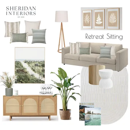 Zadow Sitting Retreat Interior Design Mood Board by Sheridan Interiors on Style Sourcebook