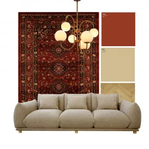 RED LIVINGROOM MOODBOARD Interior Design Mood Board by welda on Style Sourcebook