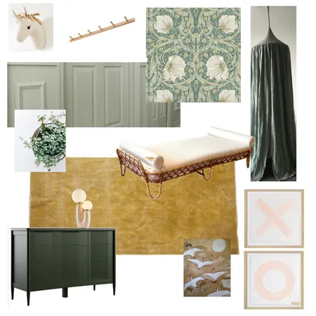 Riley Green Walls Interior Design Mood Board by Annacoryn on Style Sourcebook