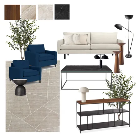 Living Room - Millan Interior Design Mood Board by Inner Design on Style Sourcebook