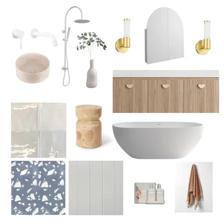Bathroom terrazzo Interior Design Mood Board by Reflective Styling on Style Sourcebook