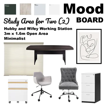 Canjulao Study Area Interior Design Mood Board by celesteganabadecor on Style Sourcebook