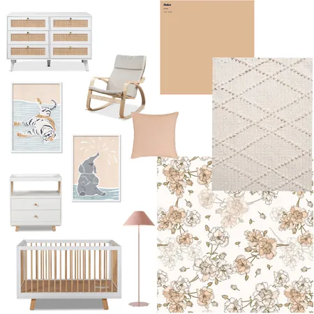 Girl Nursery Interior Design Mood Board by Syds_Designs on Style Sourcebook