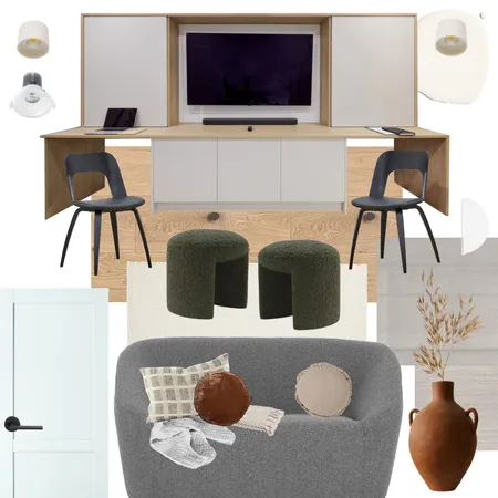 The Block - Steph and Gian's Work From Home Space Interior Design Mood Board by The Blue Space on Style Sourcebook