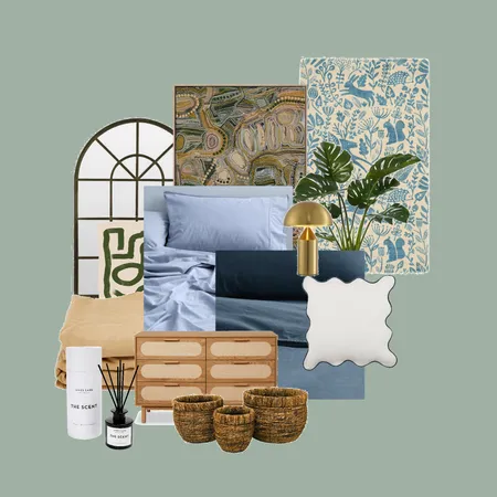 tropical calm bedroom Interior Design Mood Board by jacs1 on Style Sourcebook