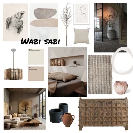 Wabi-Sabi Mood Board Assignment Interior Design Mood Board by haley.j on Style Sourcebook