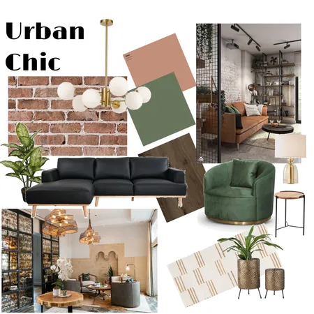 Urban Chic Interior Design Mood Board by DesignsbyDanielle on Style Sourcebook