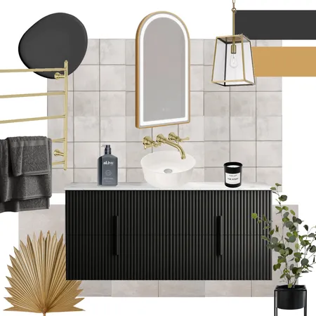 Mood Board Monday - Ingrain Contoured Vanity Interior Design Mood Board by The Blue Space on Style Sourcebook