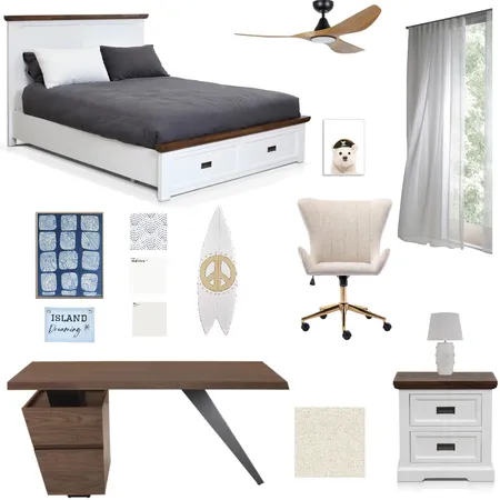 Kids Bedroom - coastal style Interior Design Mood Board by DN on Style Sourcebook