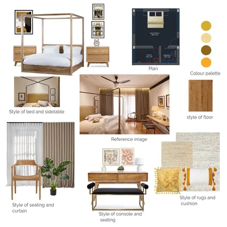 bedroom 2 Interior Design Mood Board by haze creation on Style Sourcebook