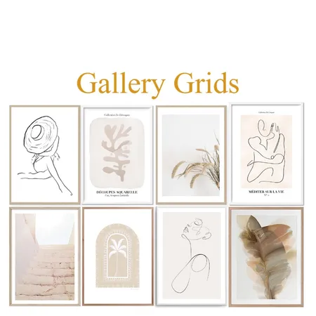 Gallery Grids Interior Design Mood Board by JPM+SAG Staging and Redesign on Style Sourcebook