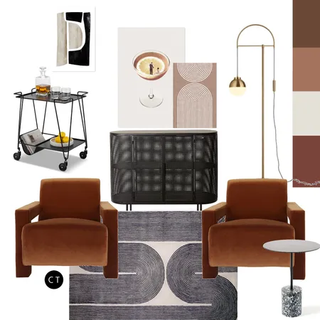 Lounge & bar Interior Design Mood Board by Carly Thorsen Interior Design on Style Sourcebook