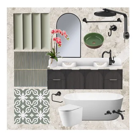 Bathroom 1 Interior Design Mood Board by Francesca Relram on Style Sourcebook