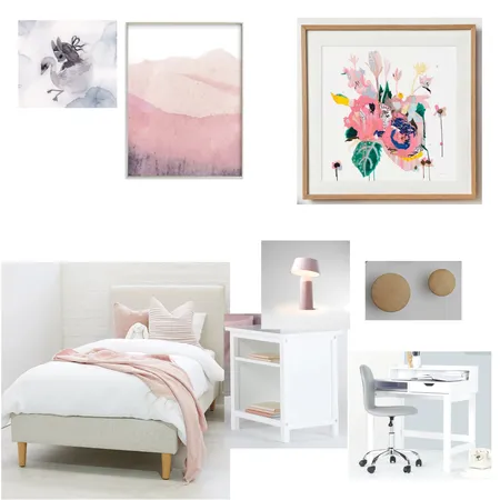 GIrls Bedroom Interior Design Mood Board by AliciaClaire on Style Sourcebook