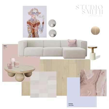 Jai Vasicek Art Inspired Living Room Interior Design Mood Board by Studio Smith Interiors on Style Sourcebook