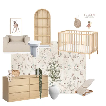 Nursery Interior Design Mood Board by Jorja Clair Interiors on Style Sourcebook