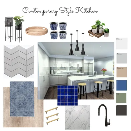 Contemporary Style Kitchen Interior Design Mood Board by jbsuarez on Style Sourcebook