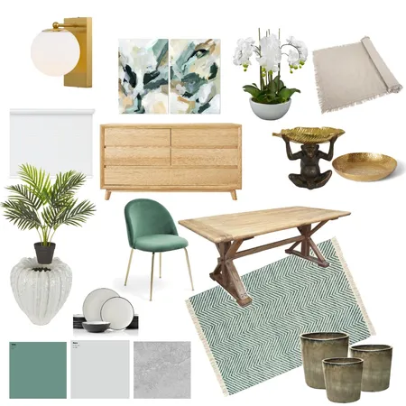 DINING AREA SAMPLE BOARD Interior Design Mood Board by Catia Marinelli on Style Sourcebook