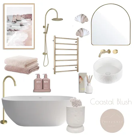 Coastal Blush Interior Design Mood Board by Rockycove Interiors on Style Sourcebook