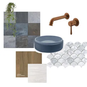 Nood Co Blue Interior Design Mood Board by Bathroom International Melville on Style Sourcebook