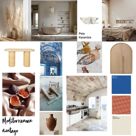 Mediterranean Montage Interior Design Mood Board by PetaMaree on Style Sourcebook